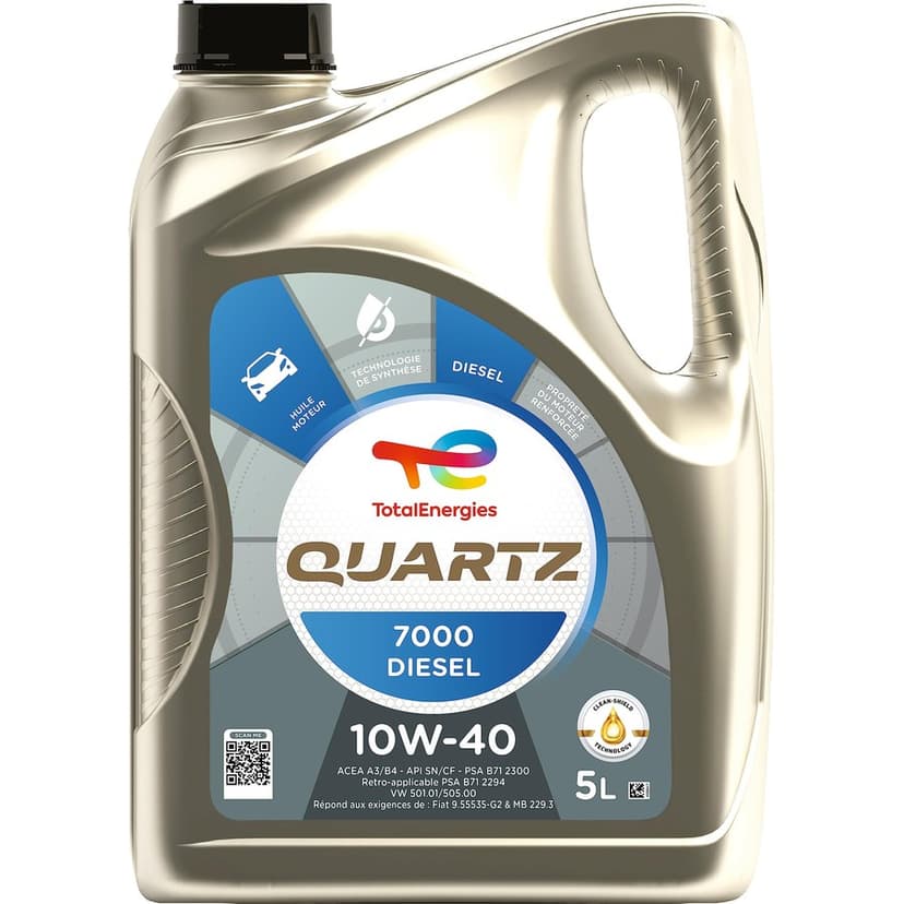 TotalEnergies Quartz 7000 Diesel 10W-40 5 L — TotalEnergies